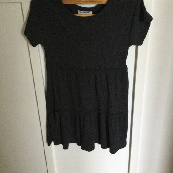 Dark gray midi dress - Picture 1 of 4